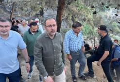 Kasapoğlu yangın bölgesinde
