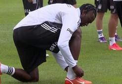 Abraham, Beşiktaş'ta ilk antrenmanına çıktı