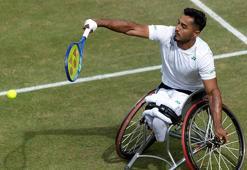 Milli tenisçi Ahmet Kaplan, Wimbledon'da yarı finale yükseldi