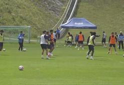 Başakşehir'de Eldor Shomurodov, takımla ilk antrenmanına çıktı
