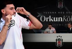 Orkun Kökçü Beşiktaş'a imzayı attı, gözyaşlarını tutamadı! İşte o tarihi anlar
