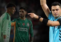 Gaziantep FK - Galatasaray maçında kırmızı kart kararı! File bekçisi oyundan atıldı