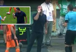 'Kapat çeneni' Arda Turan adeta sinir krizi geçirdi! Hakemle ateşli tartışma ekranlara yansıdı