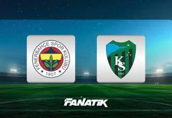 Fenerbahçe-Kocaelispor maçı ne zaman, hangi kanalda, saat kaçta? (Muhtemel 11'ler)