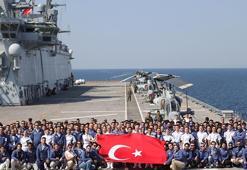 Gençler, Zafer Haftası'nda TCG Anadolu ile yolculuk yaptı
