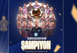 Hentbol Erkekler Süper Kupa'da şampiyon Nilüfer Belediyespor
