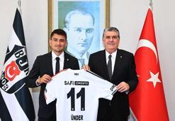 Beşiktaş Başkanı Serdal Adalı yeni transfer Cengiz Ünder'le buluştu