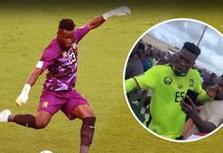 Andre Onana Milli Takım'a gittiğine pişman oldu! Selfie isteyen taraftarı ittirdi, su şişesi atıldı