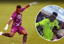 Andre Onana Milli Takım'a gittiğine pişman oldu! Selfie isteyen taraftarı ittirdi, su şişesi atıldı