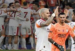 Galatasaray galibiyeti kutladı! Uğurcan Çakır'a özel karşılama...