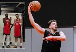 Houston Rockets'ın yeni süper ikilisi Alperen Şengün ve Kevin Durant ilk kez medya karşısına çıktı