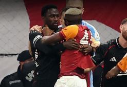 Galatasaray-Beşiktaş derbisinde kavga çıktı! Osimhen çıldırdı