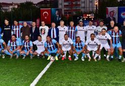 Trabzonspor'un efsane futbolcuları, Emir Yuşa için sahaya çıktı