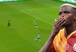 Victor Osimhen, milli takımda da boş geçmedi! Çok şık asist