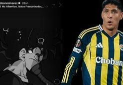 Fenerbahçe'de Alvarez'den kafa karıştıran paylaşım! İrfan Can ve Cenk Tosun'dan sonra...