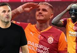 Galatasaray'da Okan Buruk'tan Osimhen ve Icardi sözleri: 'Korkuyoruz' | 'Çok büyük provokasyonlar var'