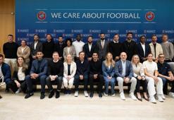 Tolga Zengin ve Cüneyt Çakır, UEFA organizasyonuna katıldı