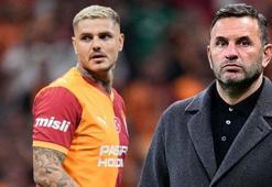 Galatasaray'da değişim zamanı! Okan Buruk'tan Mauro Icardi ve Leroy Sane kararı