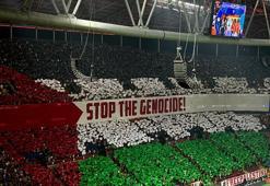 Galatasaray taraftarından Filistin koreografisi