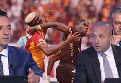 Galatasaray - Göztepe maçında Bokele'ye çıkan kırmızı kart doğru mu? Trio yorumladı: 'Olacak iş değil...'
