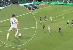 Ceza alanı dışından maça damga vuran füze!