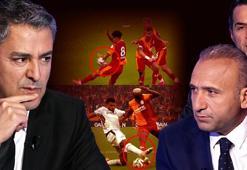 Galatasaray - Trabzonspor derbisinde tartışmalı penaltı pozisyonu! Trio yorumladı: 'Vücut dili çok yanlış'