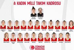 A Milli Kadın Basketbol Takımı'nın kadrosu belli oldu