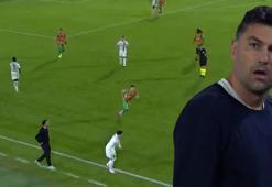 Burak Yılmaz şaştı kaldı! Taç pozisyonuna tepkisi gündem oldu