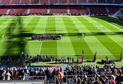 Ve Barcelona Camp Nou'ya kavuştu! 21.795 taraftar önünde açık antrenman