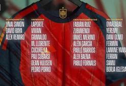 İspanya'nın aday kadrosu açıklandı