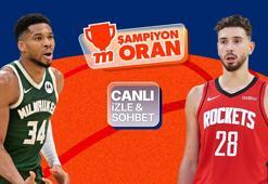 NBA’de Alperen’li Houston, Milwaukee’ye konuk oluyor! Maçın heyecanı canlı yayın, canlı sohbet ve Şampiyon Oranlar ile Misli'de