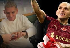 Lucas Torreira, minik taraftarı kırmadı: "Ben? Ben burada"