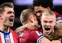 Sörloth ve Haaland maça damga vurdu! Norveç, Estonya'yı 4 golle geçti