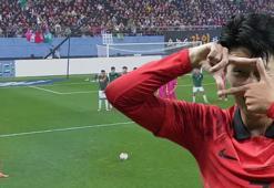 Son Heung-min'den 90'a muhteşem frikik golü