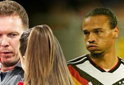 Canlı yayında Leroy Sane kavgası! Lüksemburg-Almanya maçına damga vurdu: Ortalık karıştı