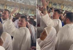 Galatasaraylı taraftardan Umre'de Mert Hakan Yandaş'a tezahürat