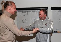 Domagoj Vida Beşiktaş'ı ziyaret etti