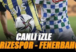 Çaykur Rizespor - Fenerbahçe maçı canlı izle | RİZESPOR FB maçı şifresiz (Süper Lig 13. hafta maçı canlı yayın)