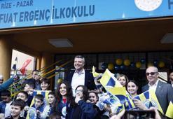 Fenerbahçe yönetiminden 'Her Deplasman Bir Okul' projesi kapsamında Rize'de okul ziyareti