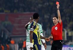 Fenerbahçe'de Jhon Duran kırmızı kart gördü! Son dakikada oyun dışı kaldı