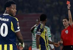 Jhon Duran'ın ailesine çirkin sözler! İşte Fenerbahçe-Ferencvaros maçındaki kırmızı kartın perde arkası...