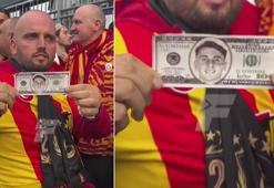 Galatasaraylı taraftarlardan Kerem Aktürkoğlu'na dolarlı gönderme