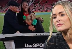 Laura Woods canlı yayında yere yığıldı, Ian Wright yakaladı! Korku dolu anları...