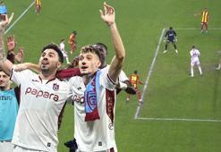 Batagov, Serdar Saatçı, Ozan Tufan... Trabzonspor savunması 10 saniyede 3 topu çizgiden çıkardı!