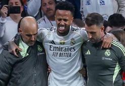 Real Madrid'e bir darbe daha: Eder Militao 4 ay sakat...