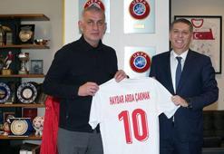 Gençlerbirliği Başkanı Arda Çakmak'tan TFF Başkanı Hacıosmanoğlu'na ziyaret