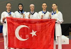 Avrupa Ümitler Tekvando Şampiyonası'nda 5 madalya!
