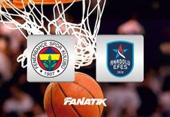 Fenerbahçe Beko-Anadolu Efes maçı ne zaman, saat kaçta, hangi kanalda canlı yayınlanacak? (Basketbol Süper Ligi)