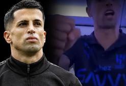 Joao Cancelo uçakta taraftar ile tartıştı! Kameraya müdahale etti