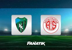 Kocaelispor-Antalyaspor maçı ne zaman, saat kaçta, hangi kanalda canlı yayınlanacak? (Muhtemel 11'ler)